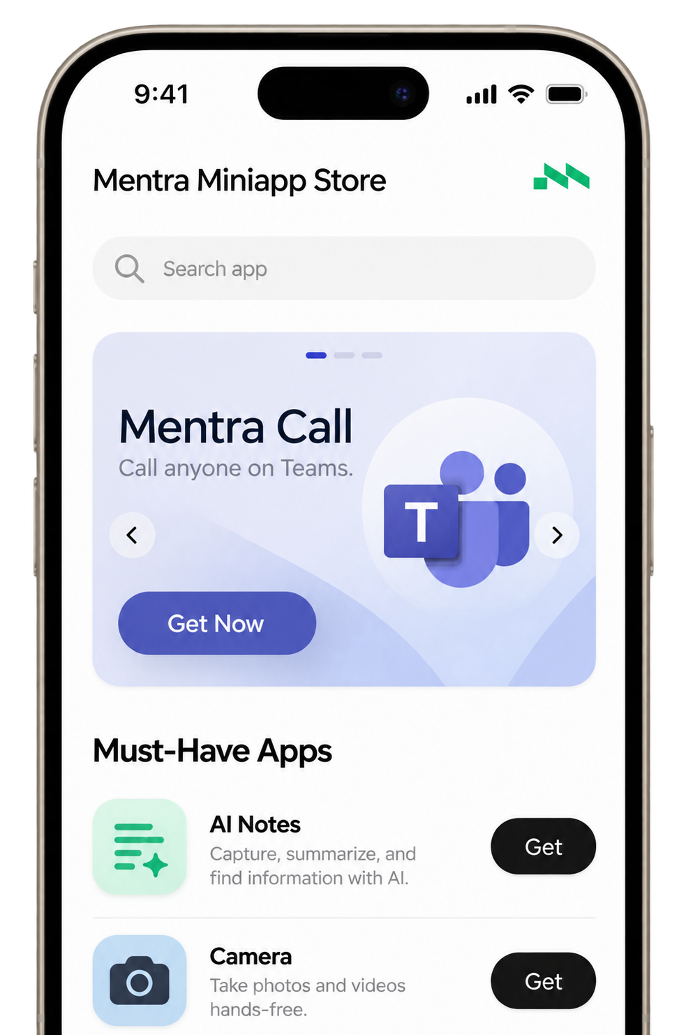 Mentra Miniapp Store
