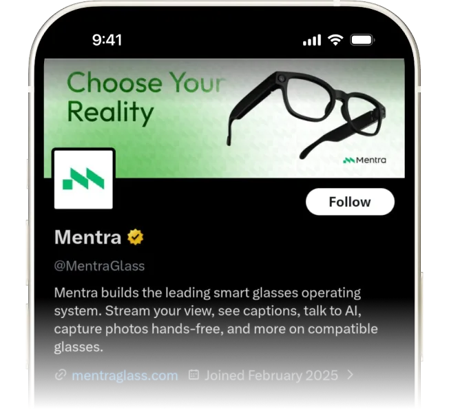 Mentra on X